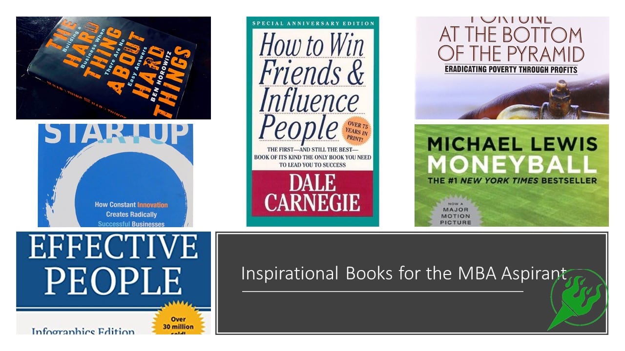 Inspirational books for the MBA Aspirant