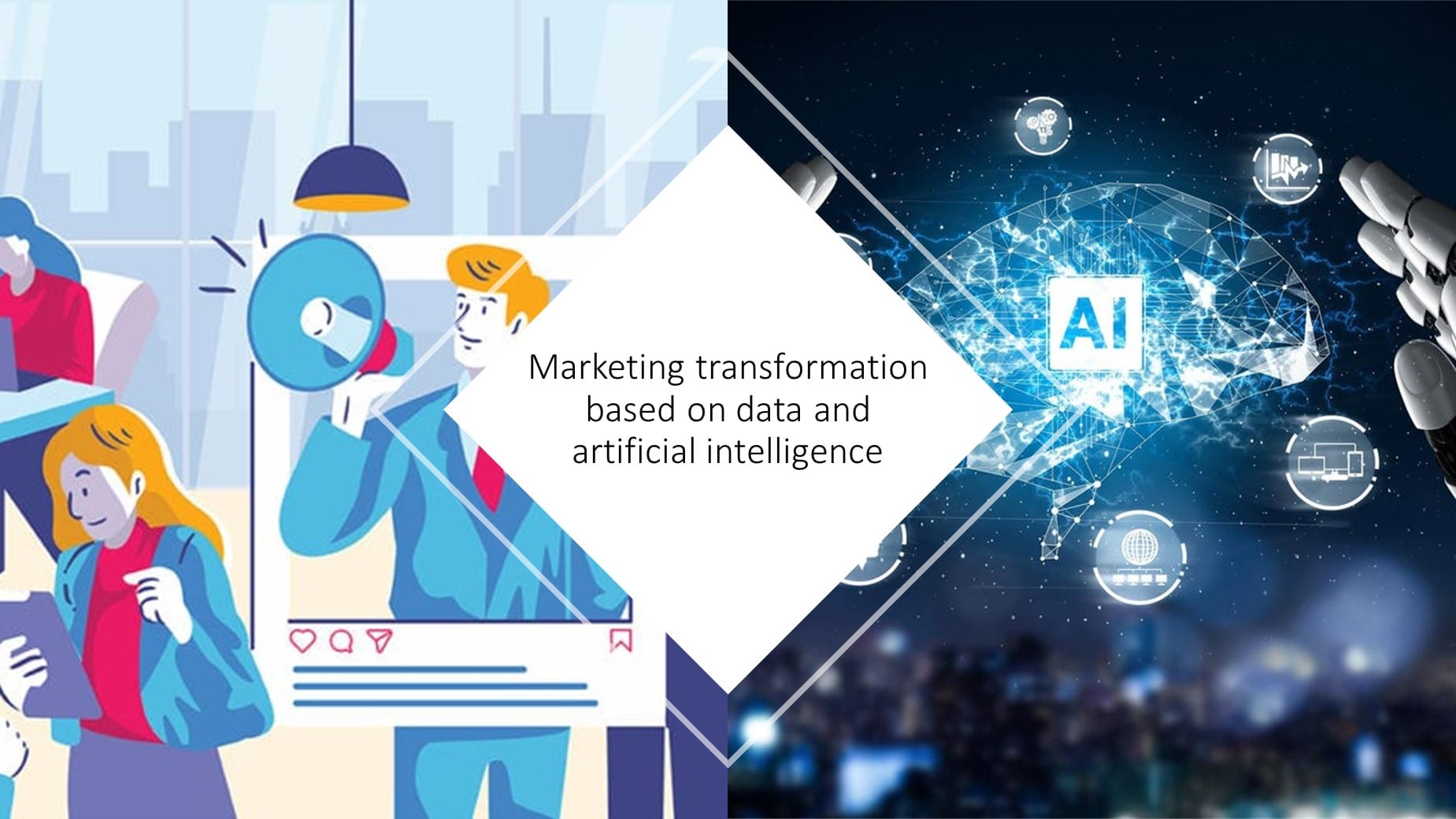 Marketing transformation based on data and artificial intelligence